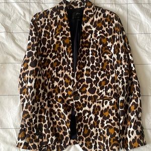 J. Crew Parke blazer in leopard